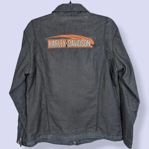 Harley Davidson Distressed Zip Jacket